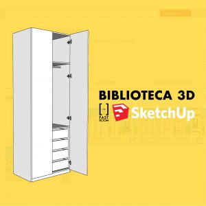BIBLIOTECA 3D – SKETCHUP